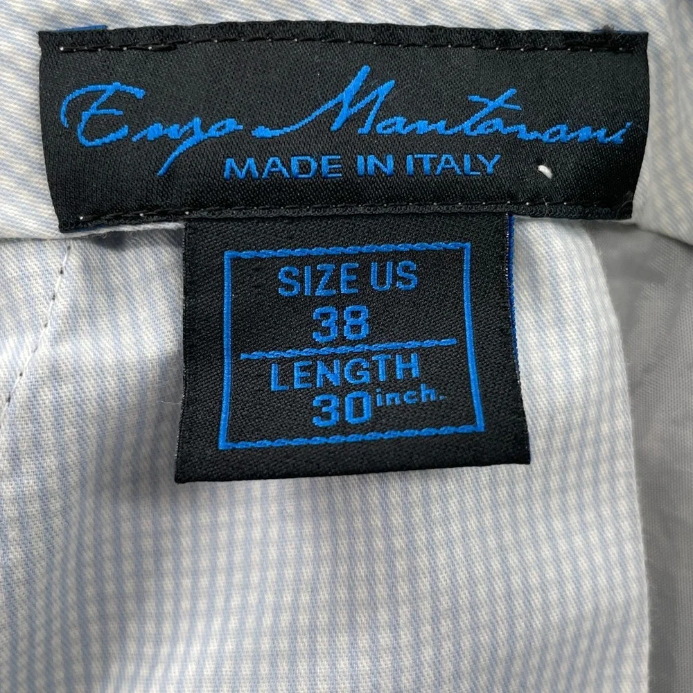 Zignone Wool Dress Pants Mens 38x29* Black Corpcore Classic Career Business 90's